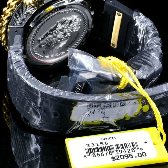 SALE! 56mm Swiss Made Gold Bolt Watch! 2k retail - Picture 2 of 5